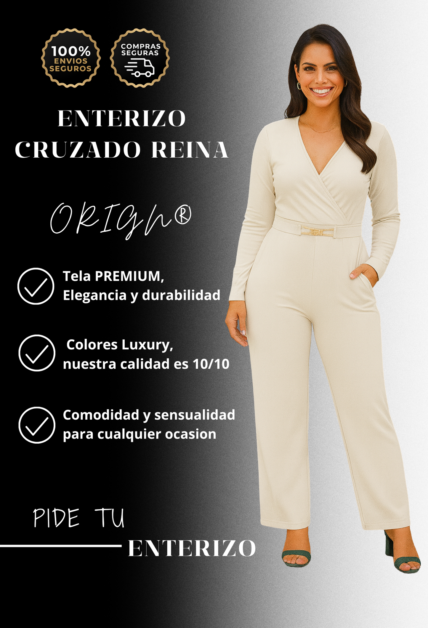 ENTERIZO CRUZADO REINA®