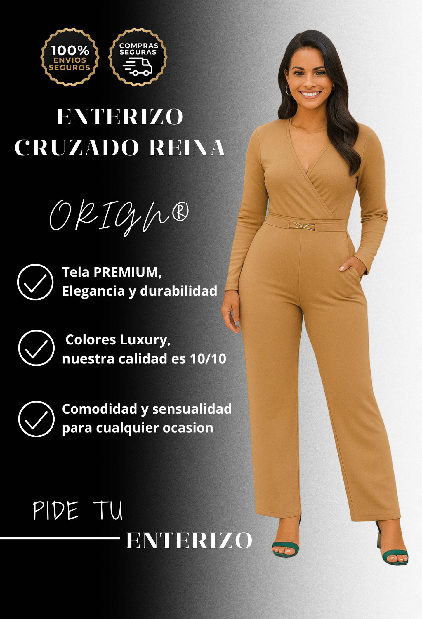 ENTERIZO CRUZADO REINA®